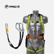 프로식스 전체식 알미늄(AL) 더블 안전벨트 TA-023-A